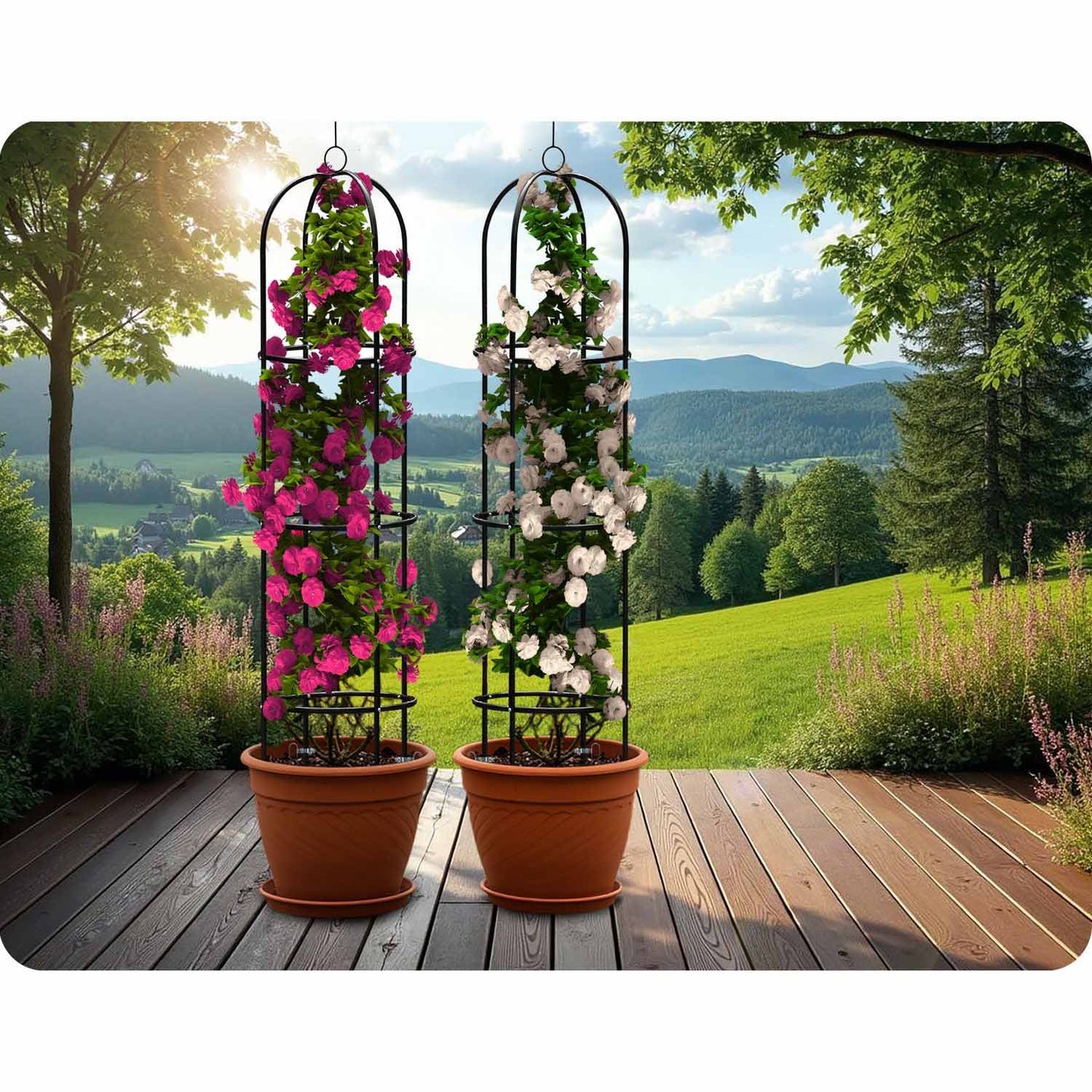 Garden pergola column 200 cm Plonos PL-992