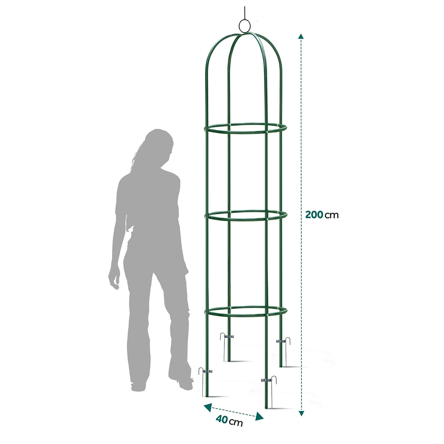 Garden pergola column 200 cm Plonos PL-992