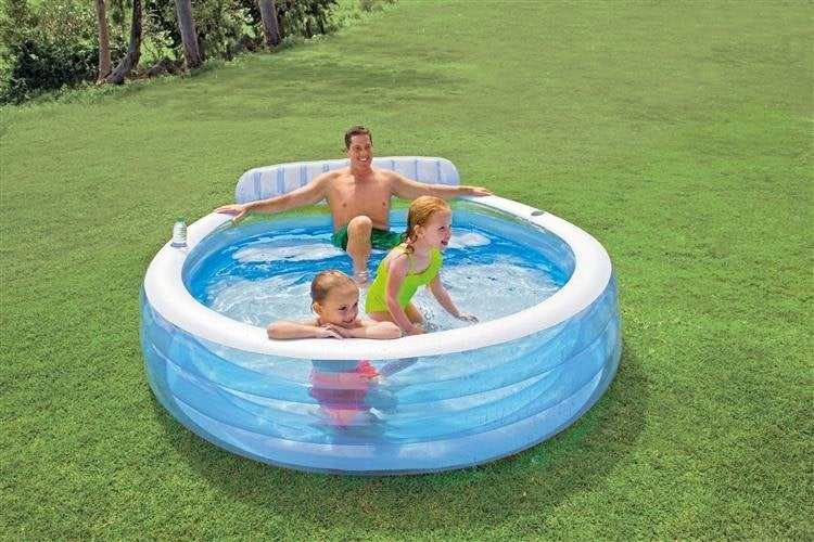 Garden pool with seats 229x218cm Intex 57190