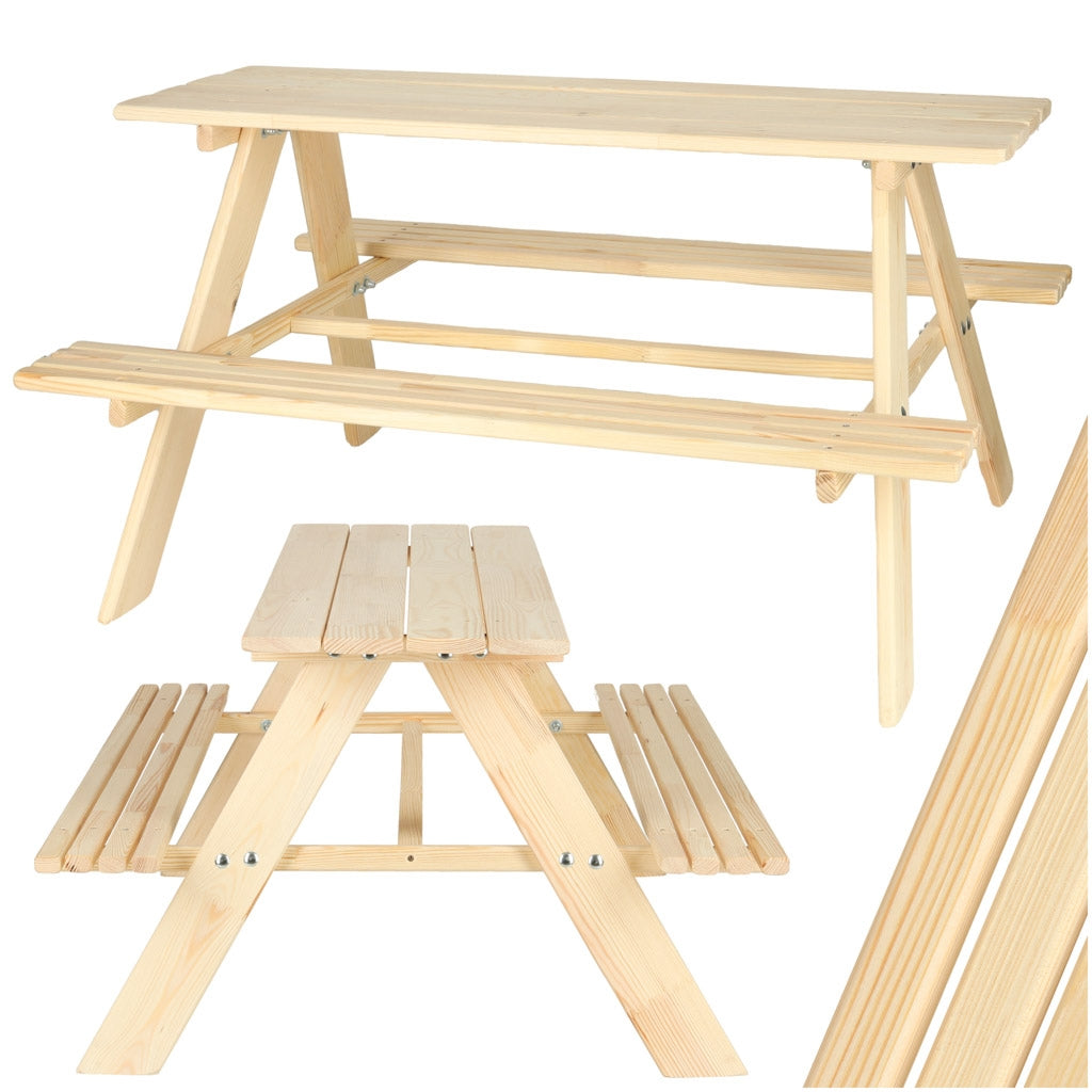Garden set table + 2 benches