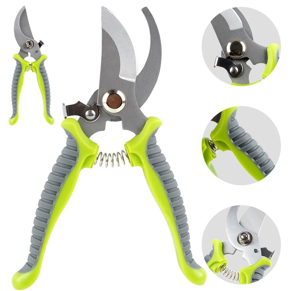 Garden shears pruner steel 19 cm