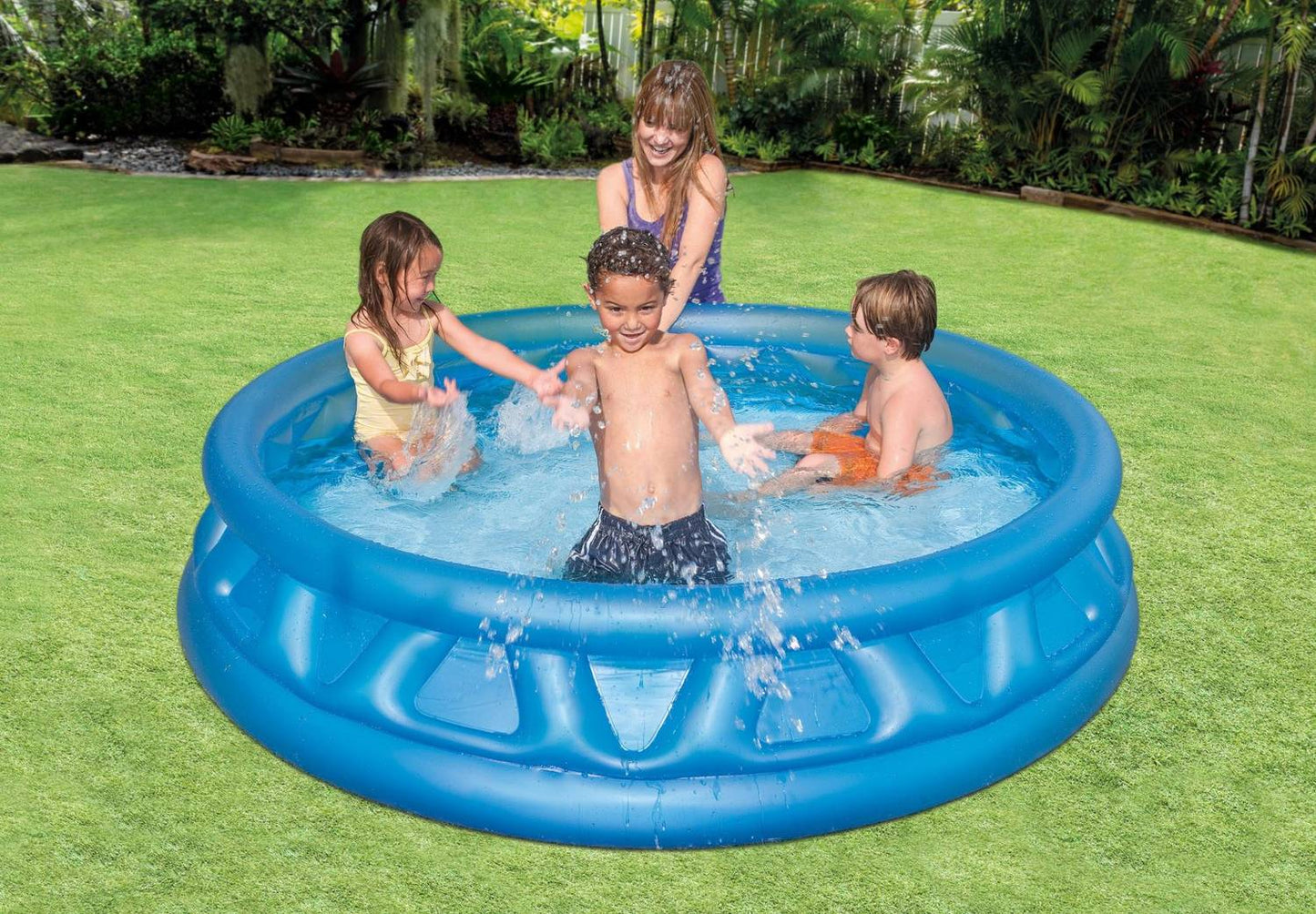 Garden swimming pool, inflatable paddling pool for children, round Intex 58431