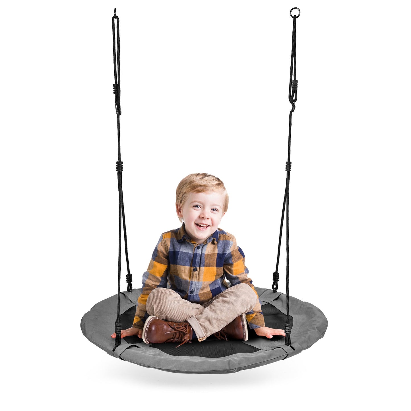 Garden swing, 100 cm, gray ECOTOYS