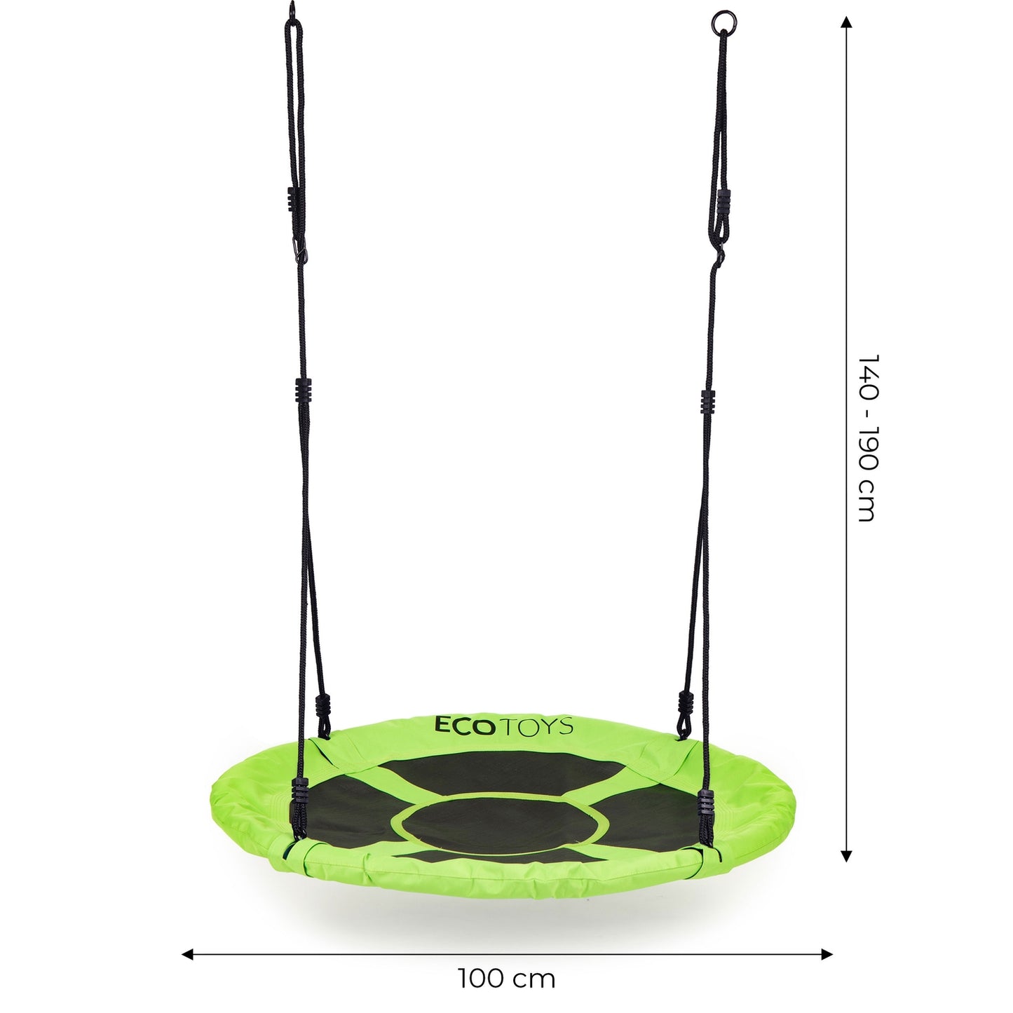 Garden swing, 100 cm, green ECOTOYS