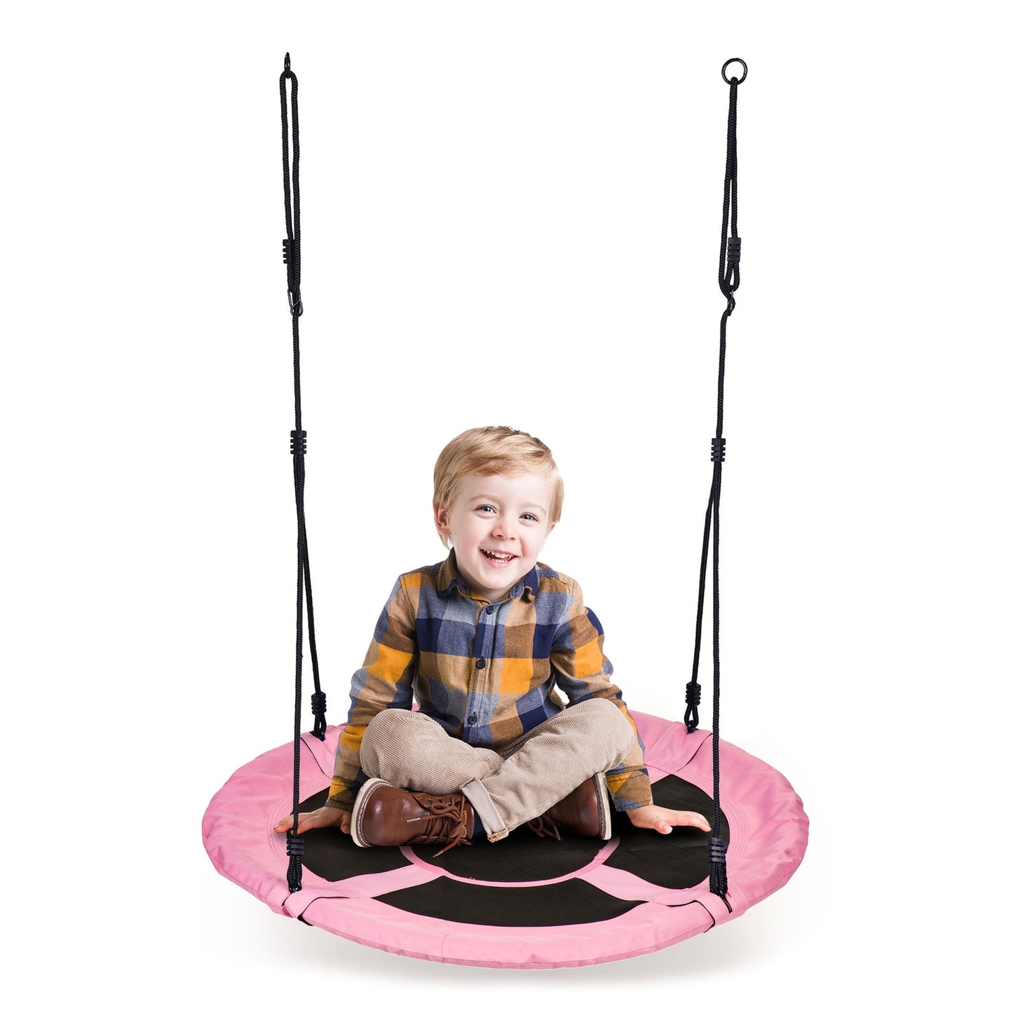 Garden swing, 100 cm, pink ECOTOYS