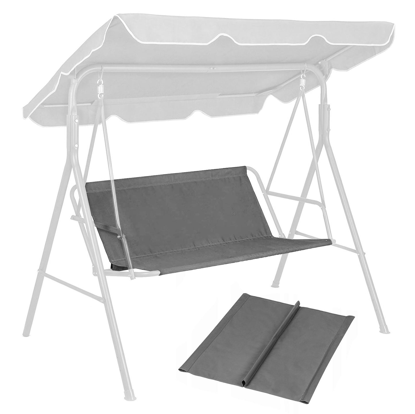 Garden swing seat 120 x 93 cm gray MultiGarden