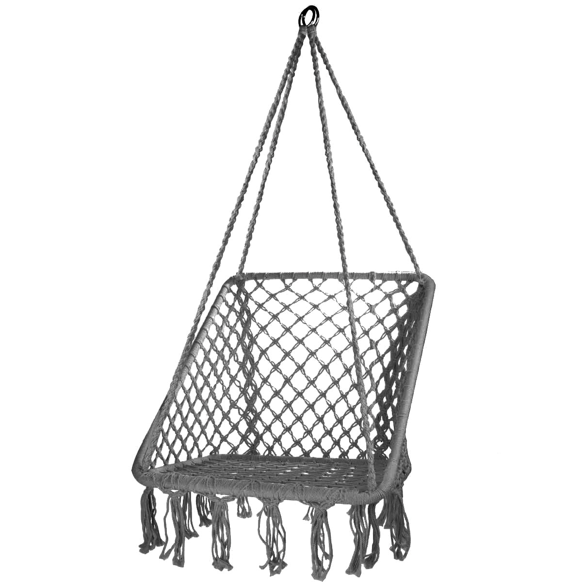 Garden swing with backrest