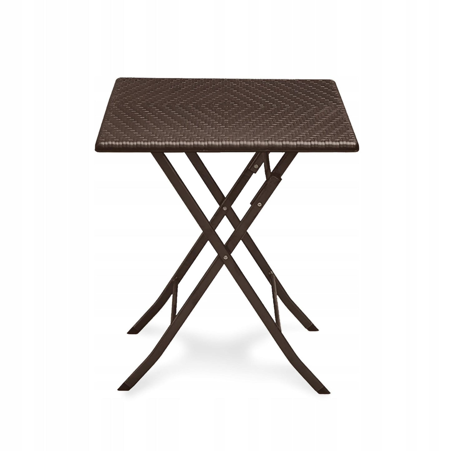 Garden table foldable coffee table rattan balcony 62 cm