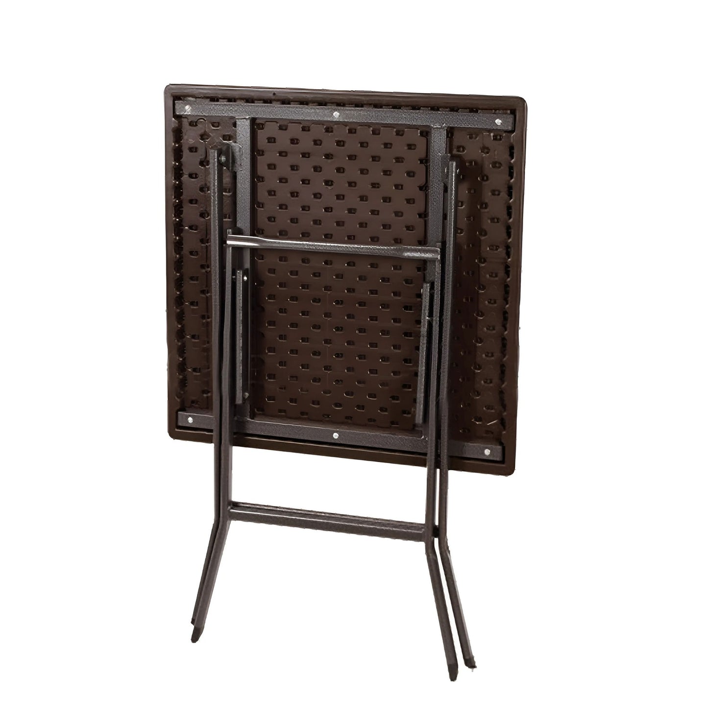 Garden table foldable coffee table rattan balcony 62 cm