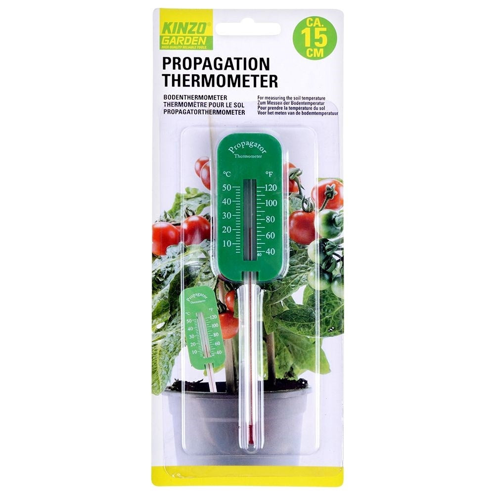 Garden thermometer for accurate soil temperature measurement
