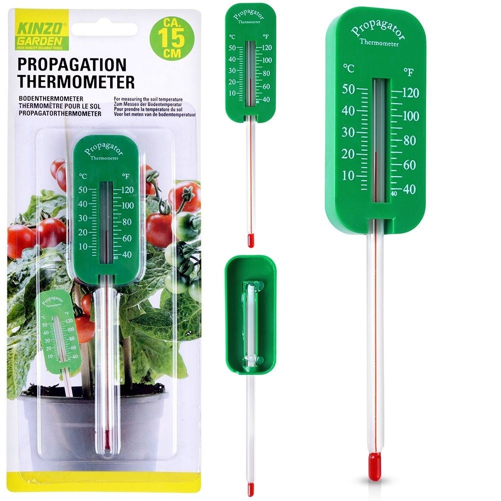 Garden thermometer for accurate soil temperature measurement