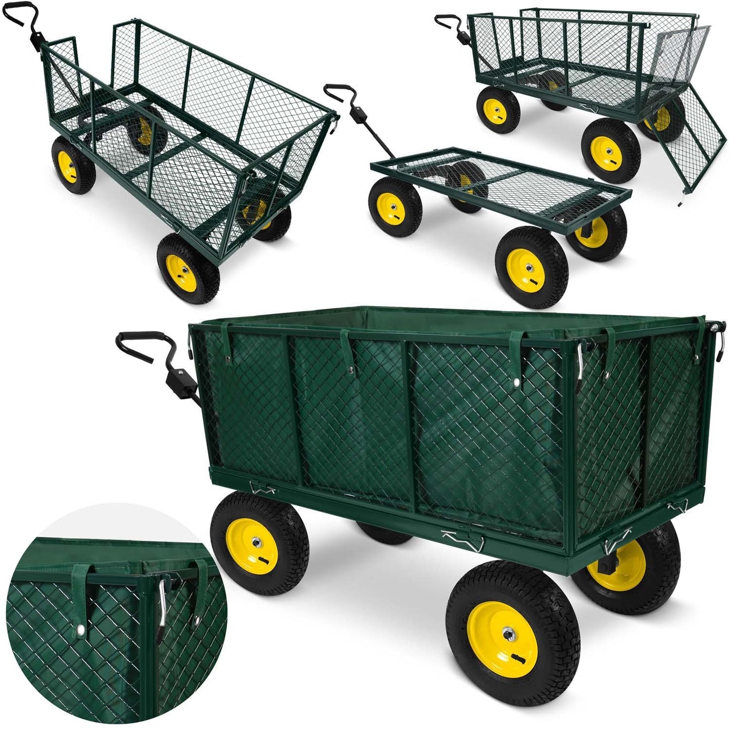 Garden tipper trolley 280l Humberg HM-510