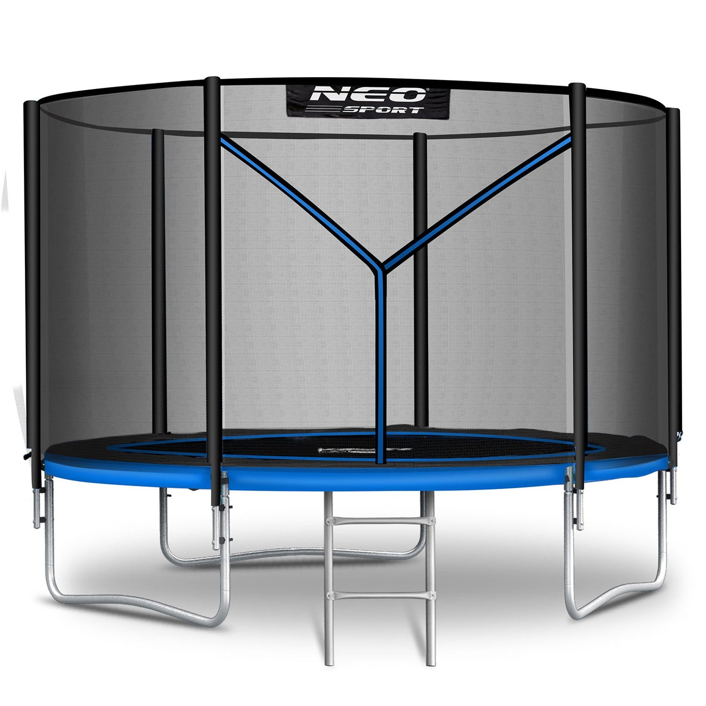 Garden trampoline 10ft/312cm with outdoor net and ladder Neo-Sport