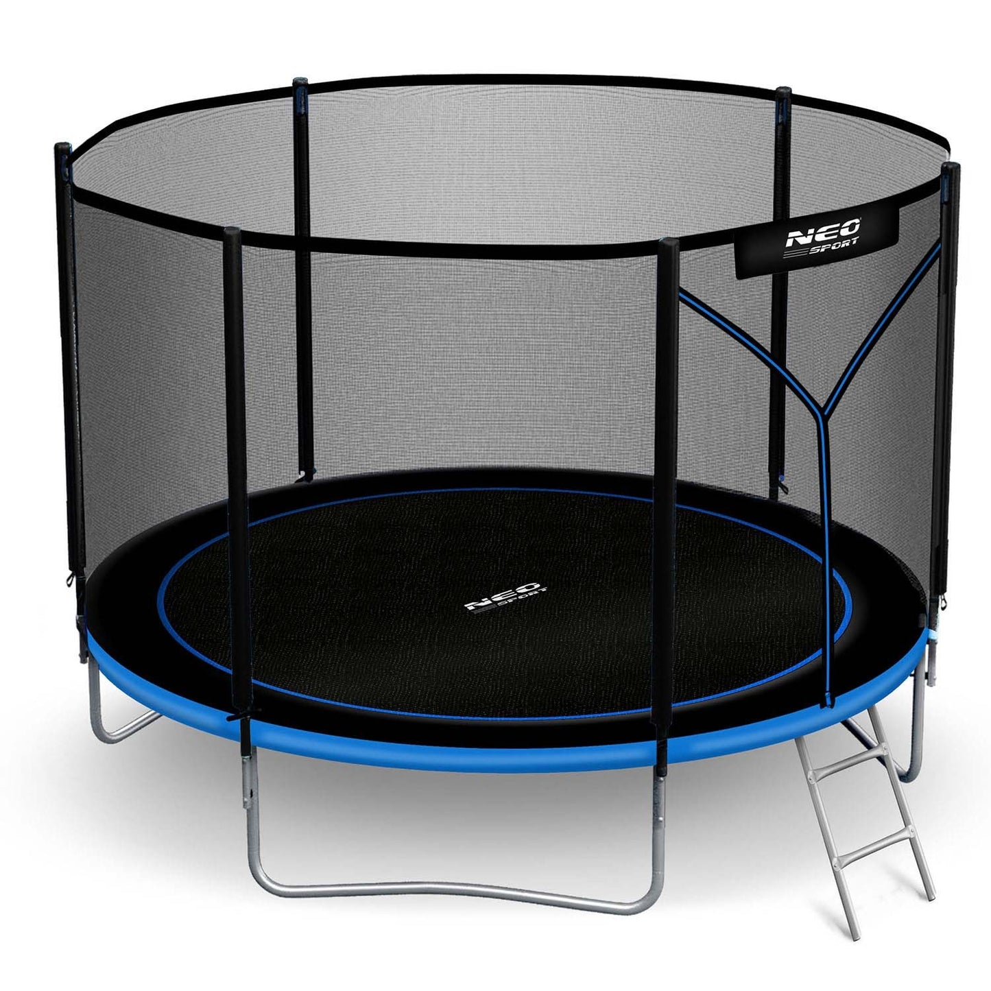 Garden trampoline 10ft/312cm with outdoor net and ladder Neo-Sport