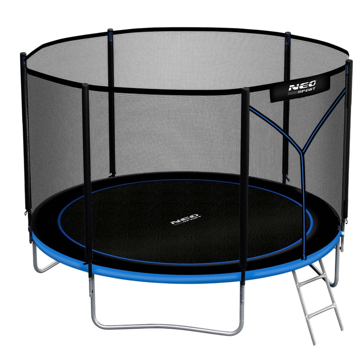 Garden trampoline 10ft/312cm with outdoor net and ladder Neo-Sport