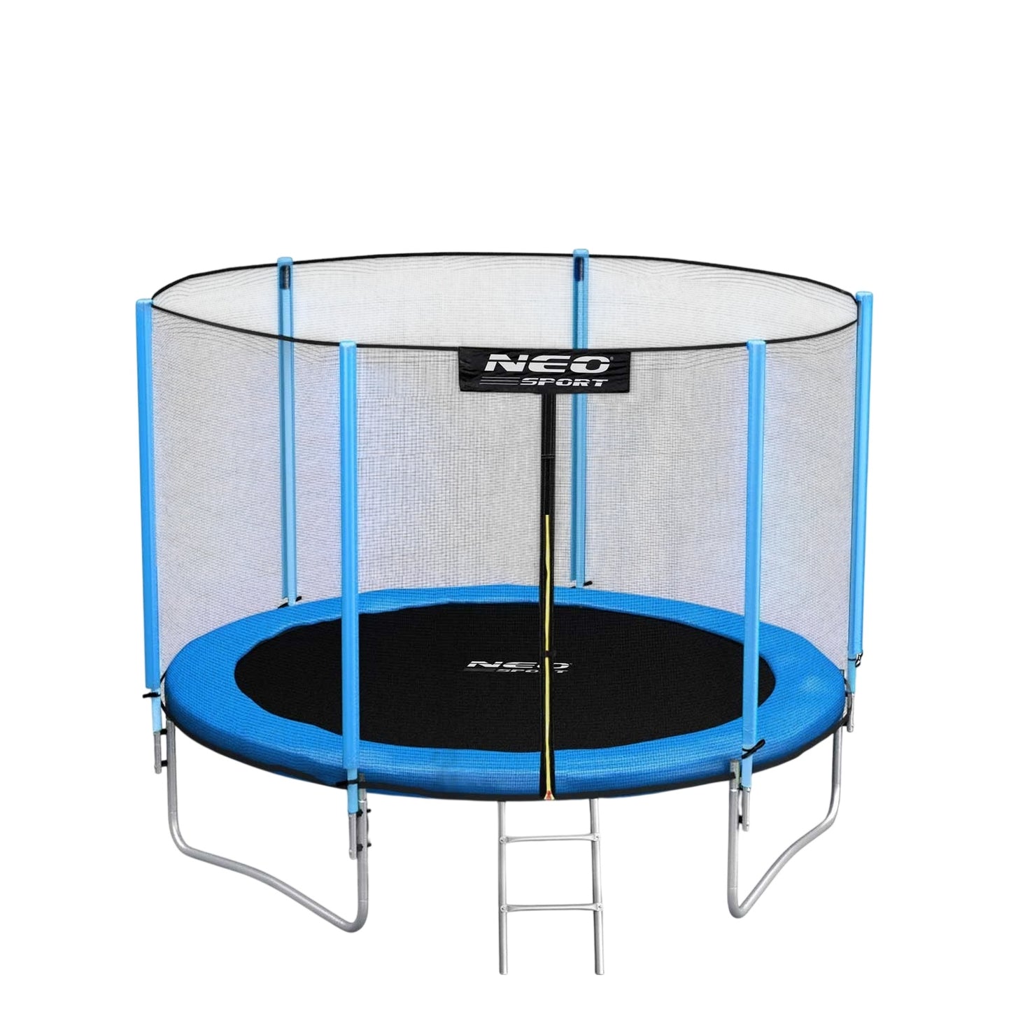 Garden trampoline 10ft/312cm with outer safety net and ladder from Neo-Sport