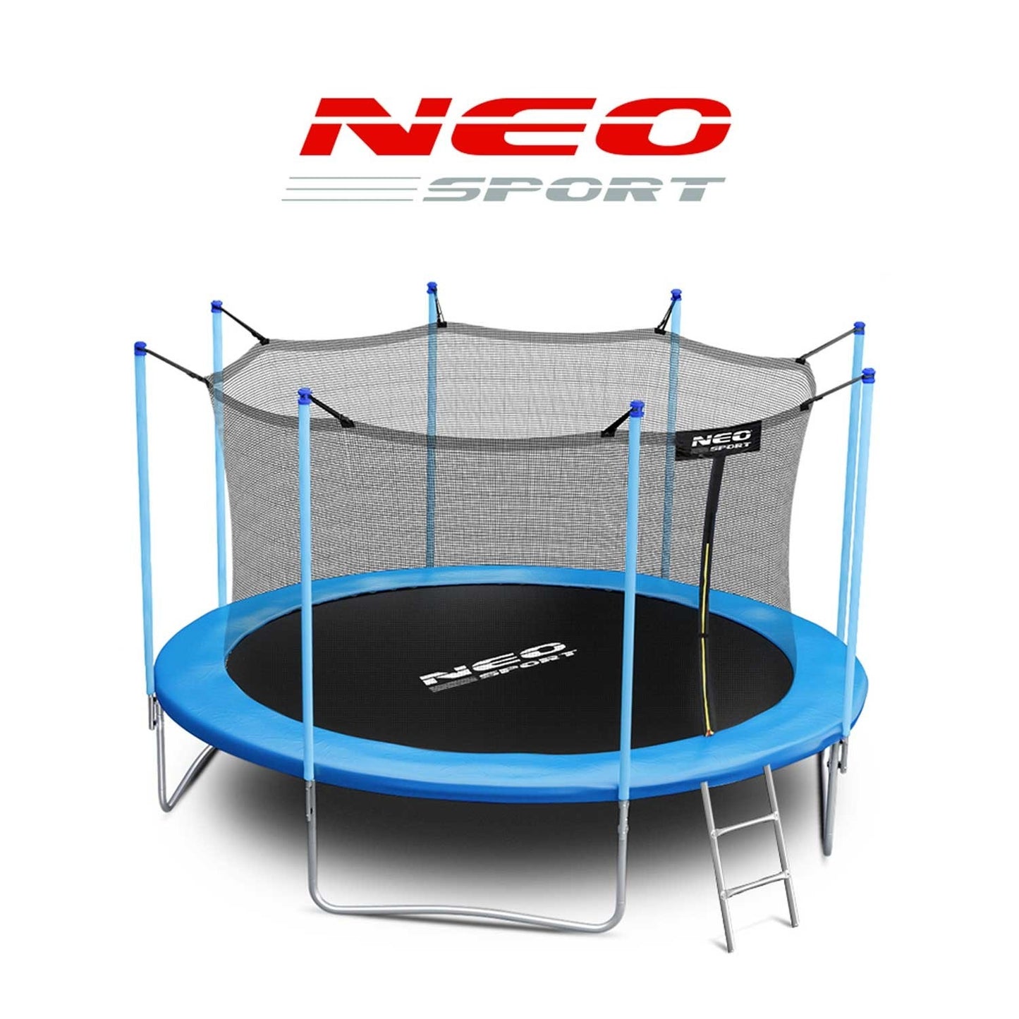 Garden trampoline 14ft/435cm with inner net and ladder Neo-Sport