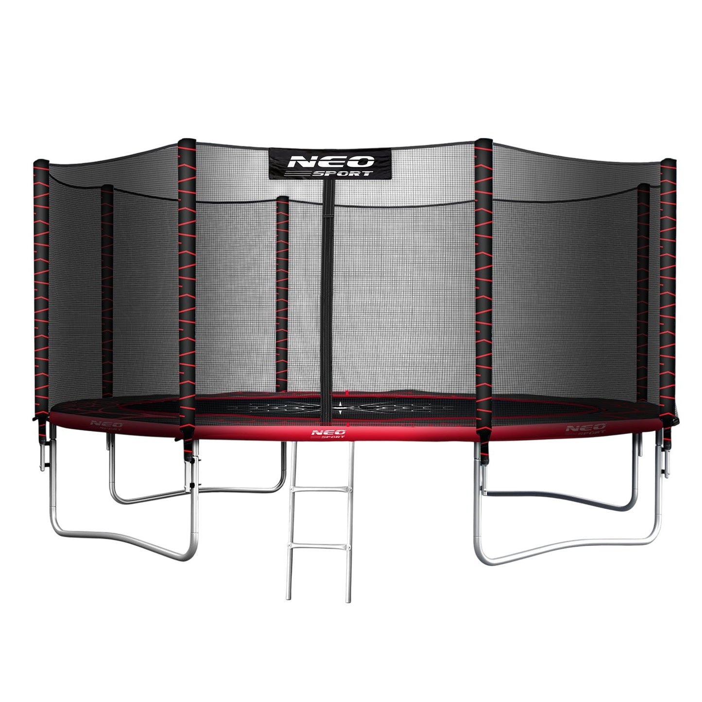 Garden trampoline 14ft/435cm with outdoor net and ladder Neo-Sport