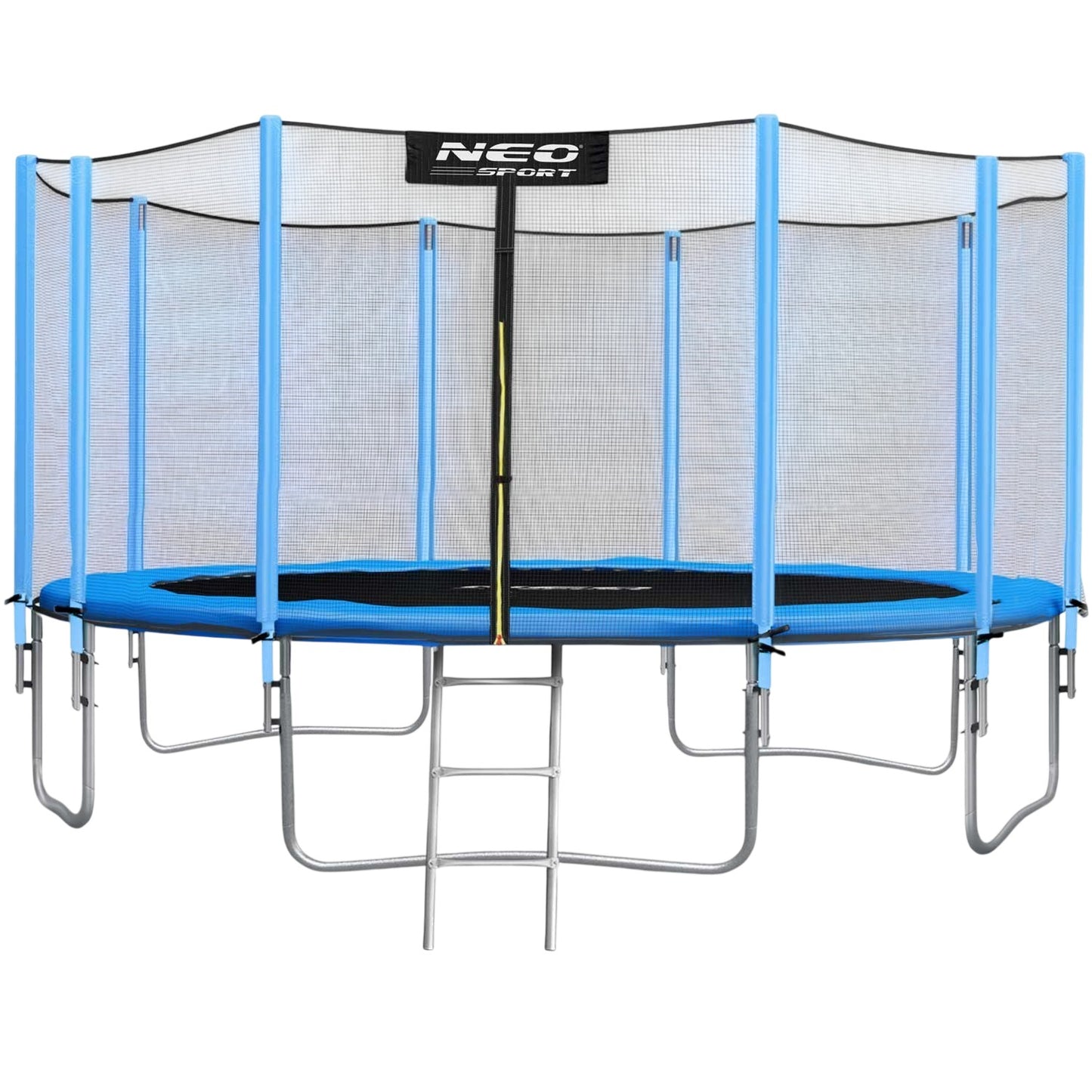 Garden trampoline 15ft/465cm with external net and Neo-Sport ladder