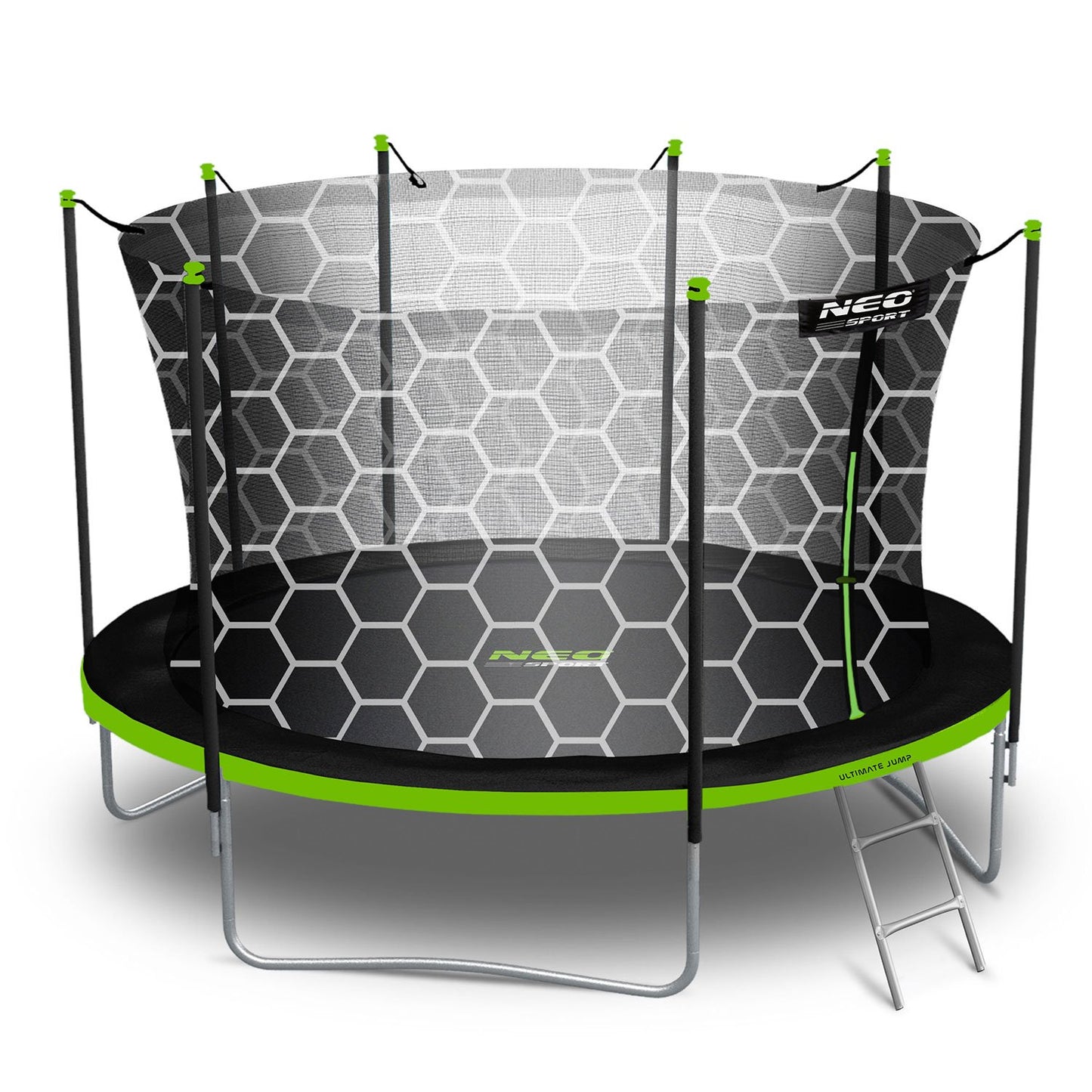 Garden trampoline 15ft/465cm with internal net and ladder Neo-Sport