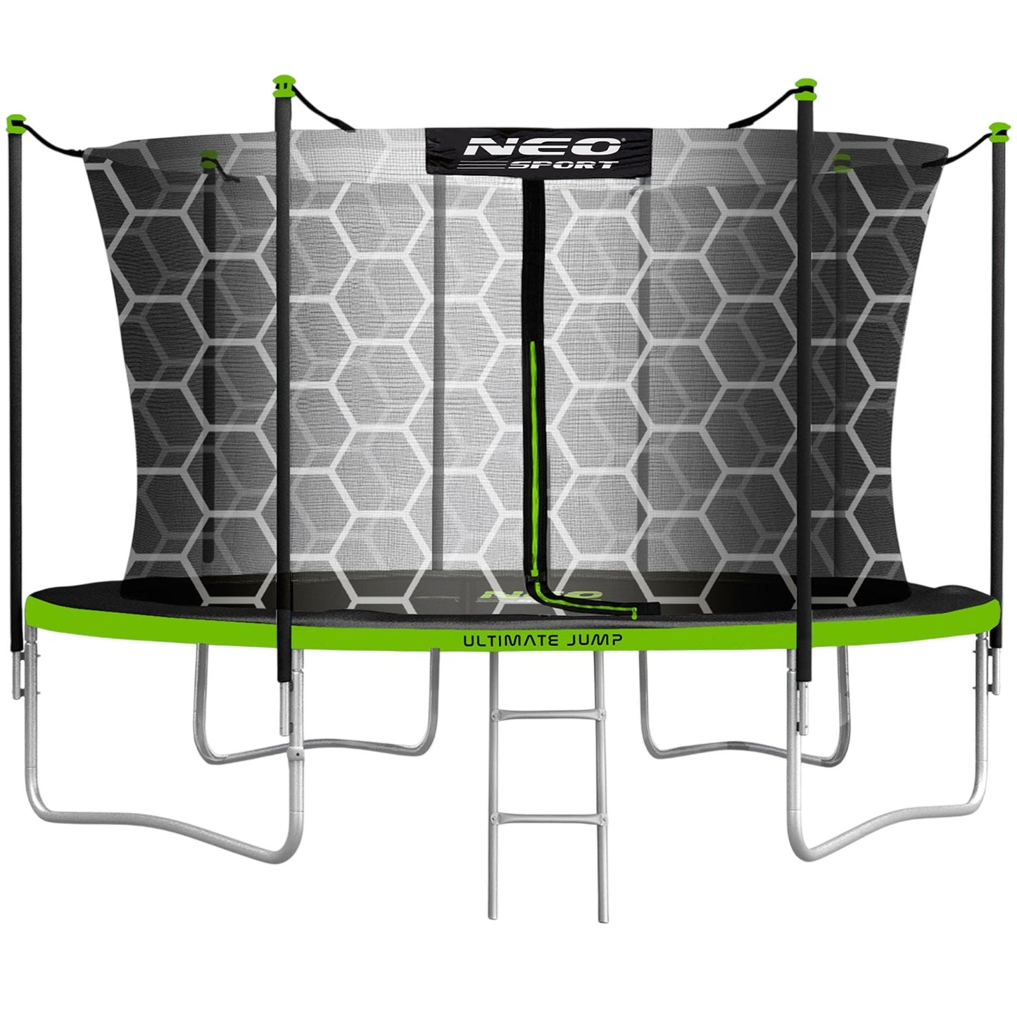 Garden trampoline 15ft/465cm with internal net and ladder Neo-Sport