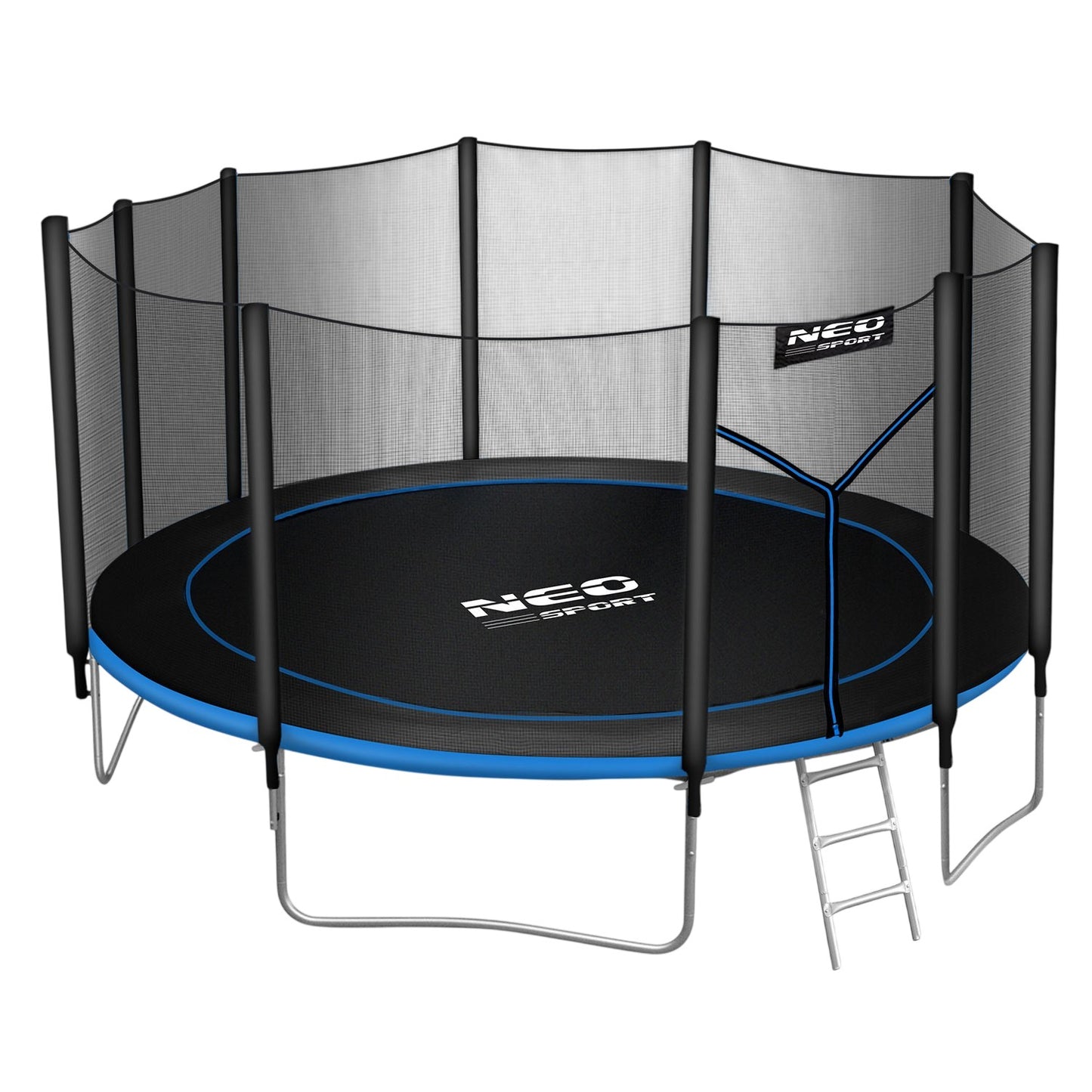 Garden trampoline 15ft/465cm with outdoor net and ladder Neo-Sport