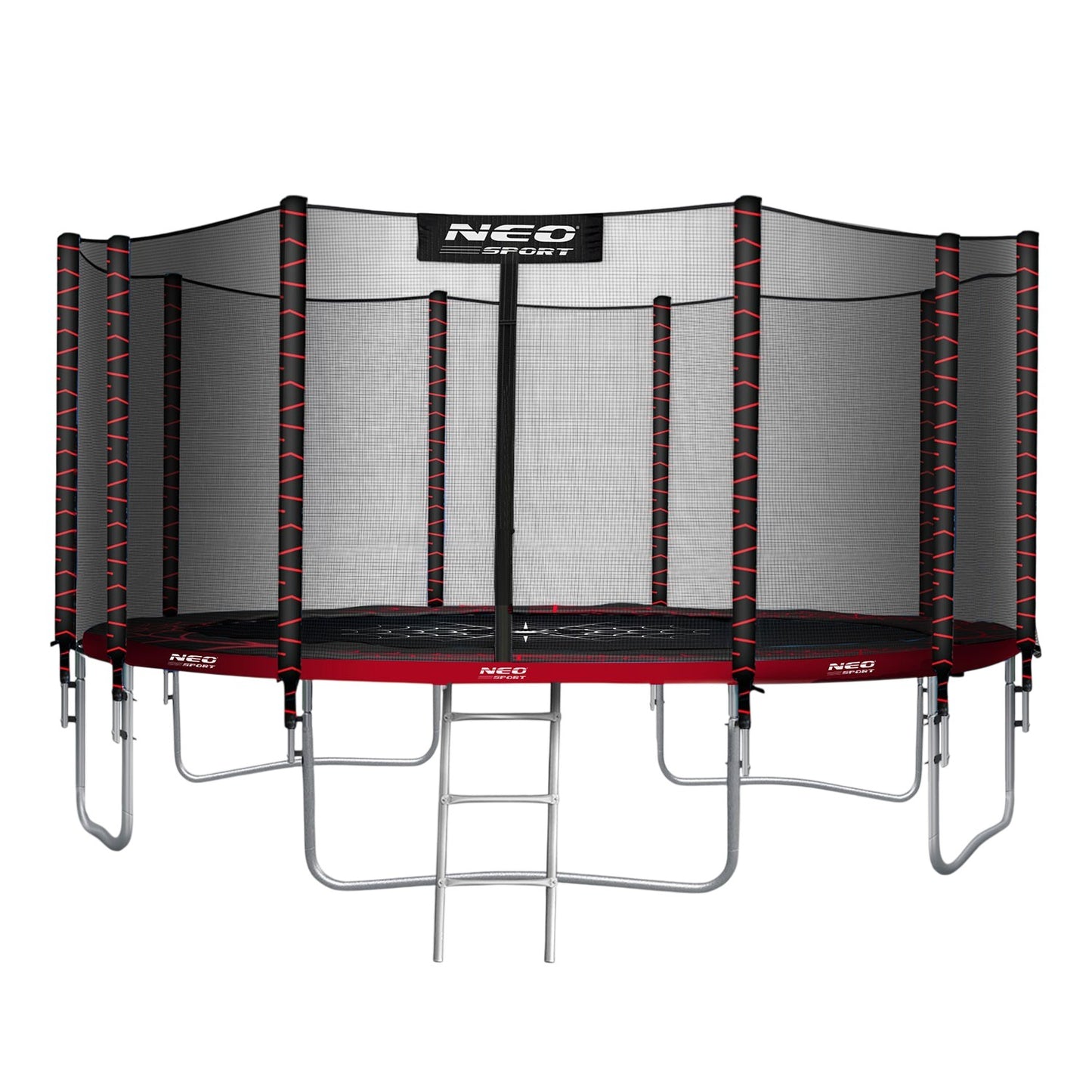 Garden trampoline 15ft/465cm with outdoor net and ladder Neo-Sport