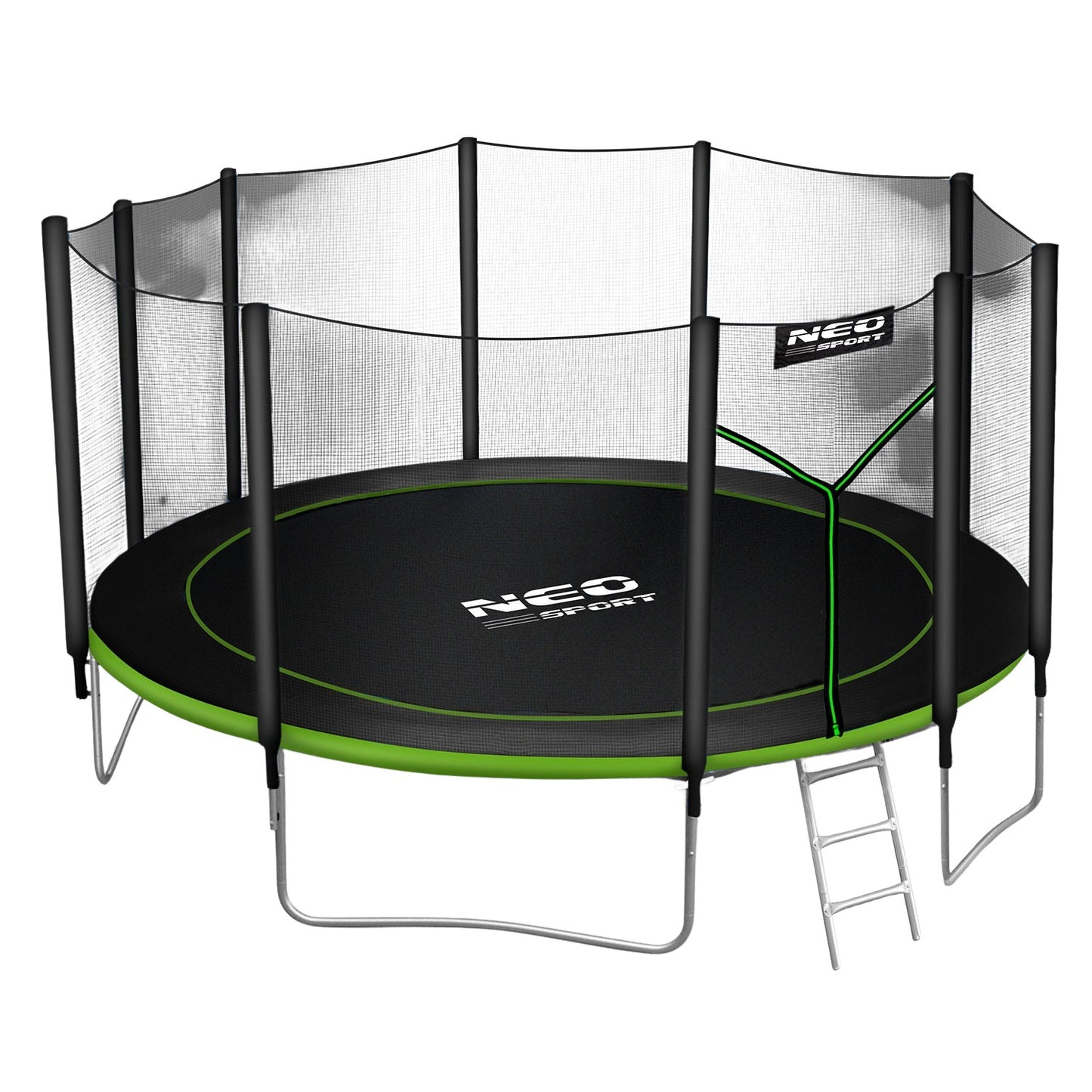 Garden trampoline 15ft/465cm with outdoor net and ladder Neo-Sport