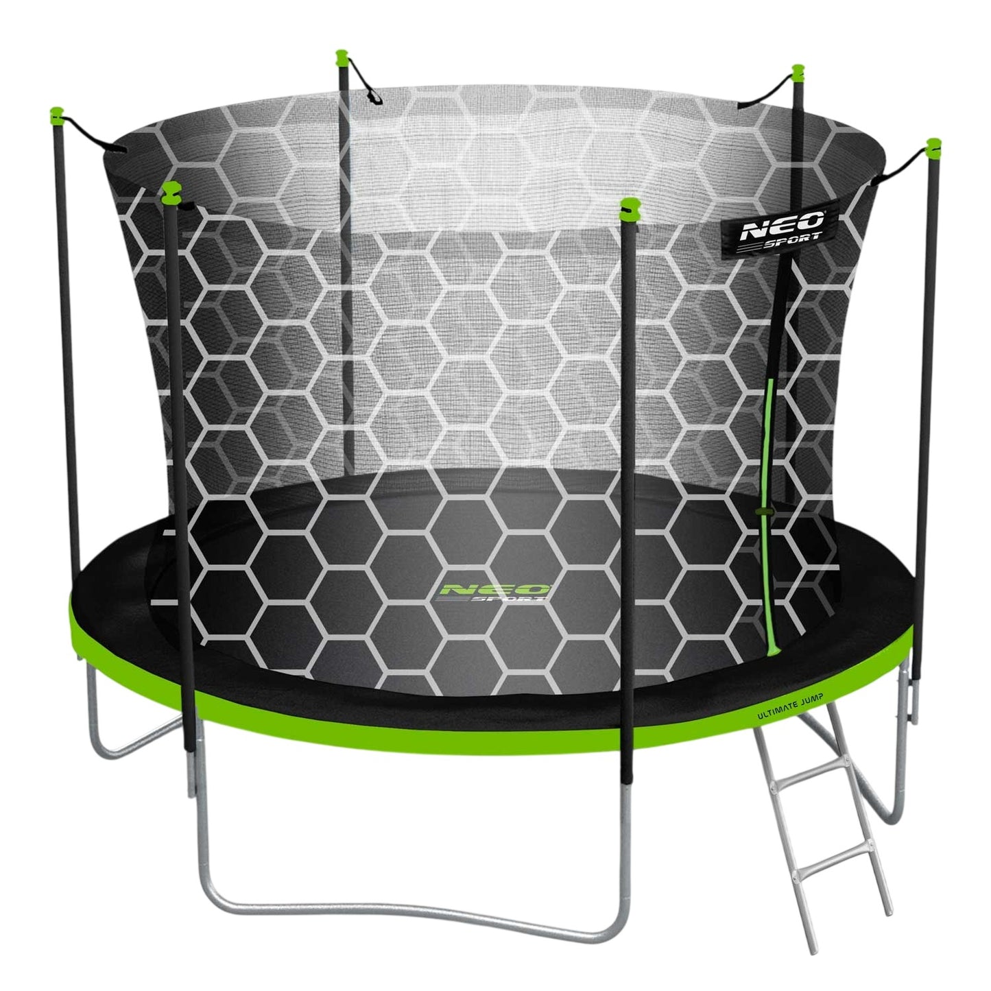 Garden trampoline 312 cm with safety net and ladder from Neo-Sport