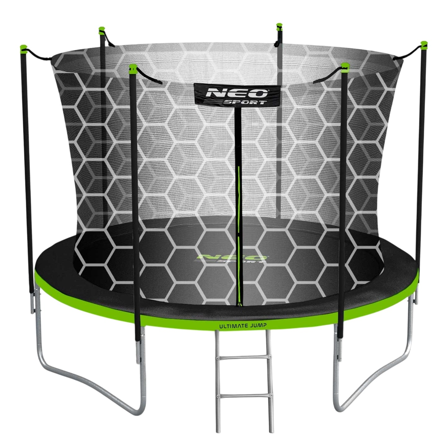 Garden trampoline 312 cm with safety net and ladder from Neo-Sport