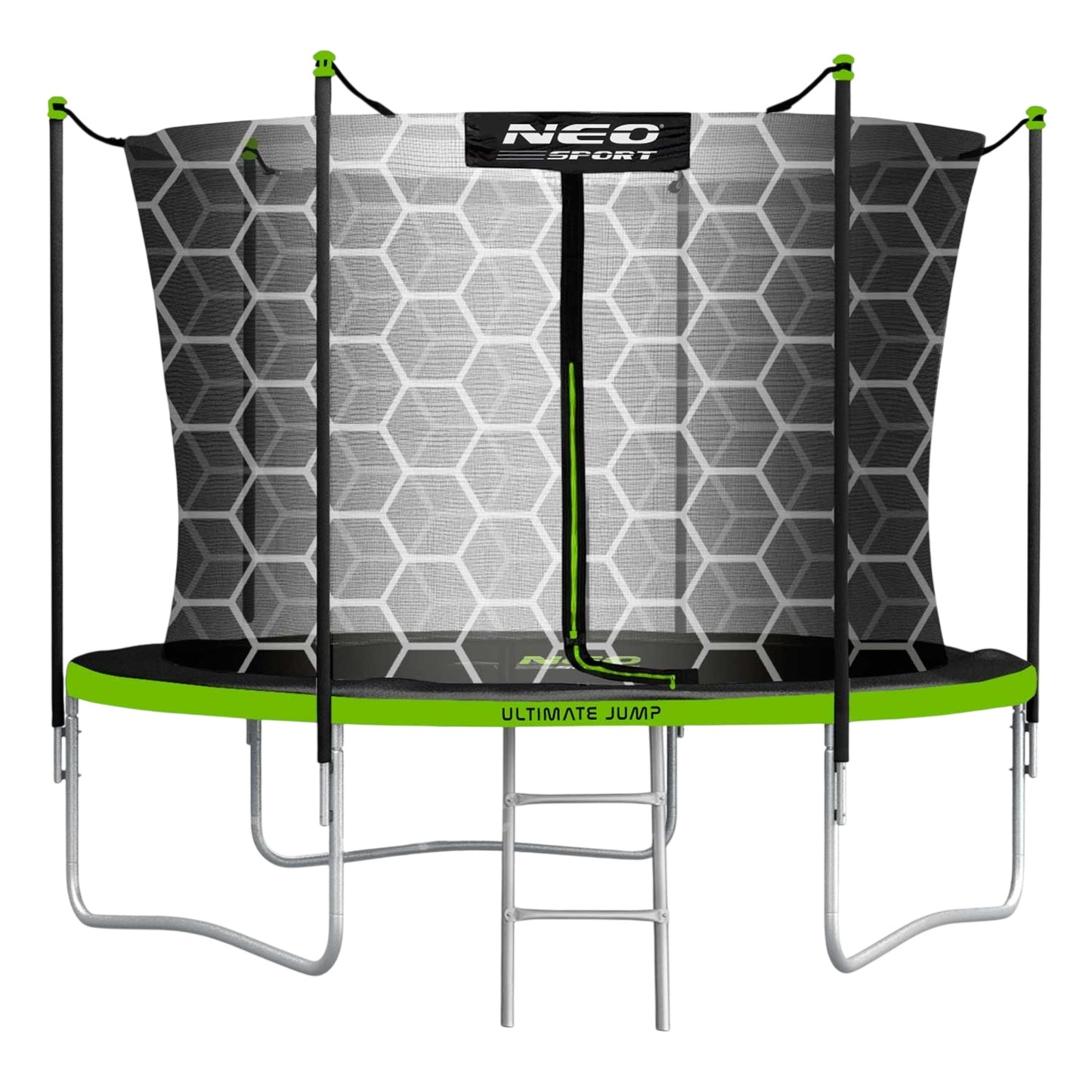 Garden trampoline 312 cm with safety net and ladder from Neo-Sport