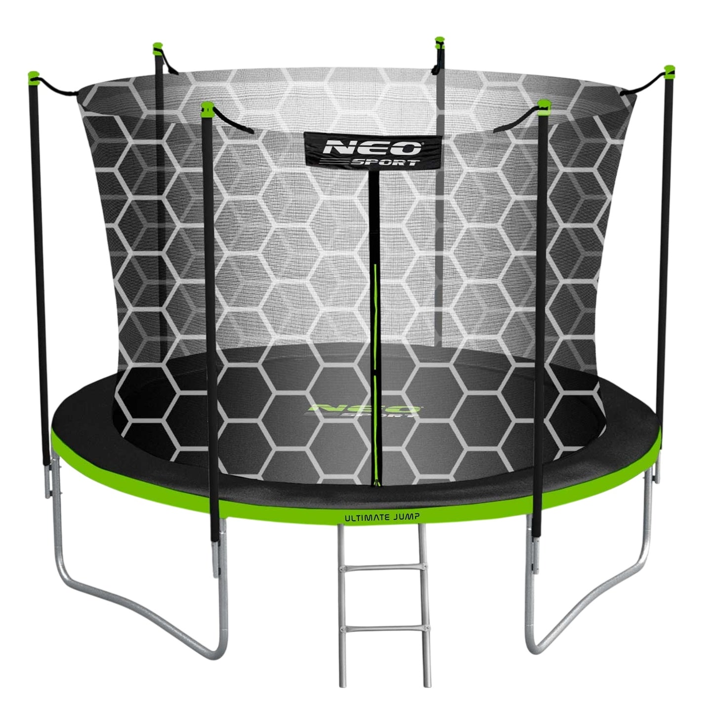 Garden trampoline 8ft/252cm with Inner Net and Ladder from Neo-Sport
