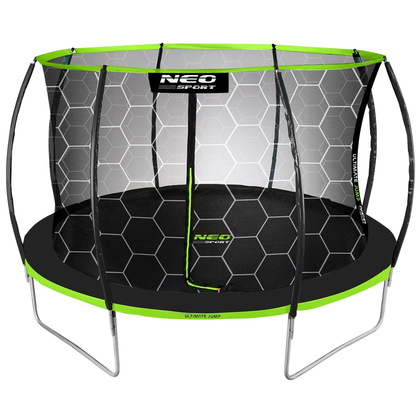 Garden trampoline profiled 14ft/435cm with internal net Neo-Sport