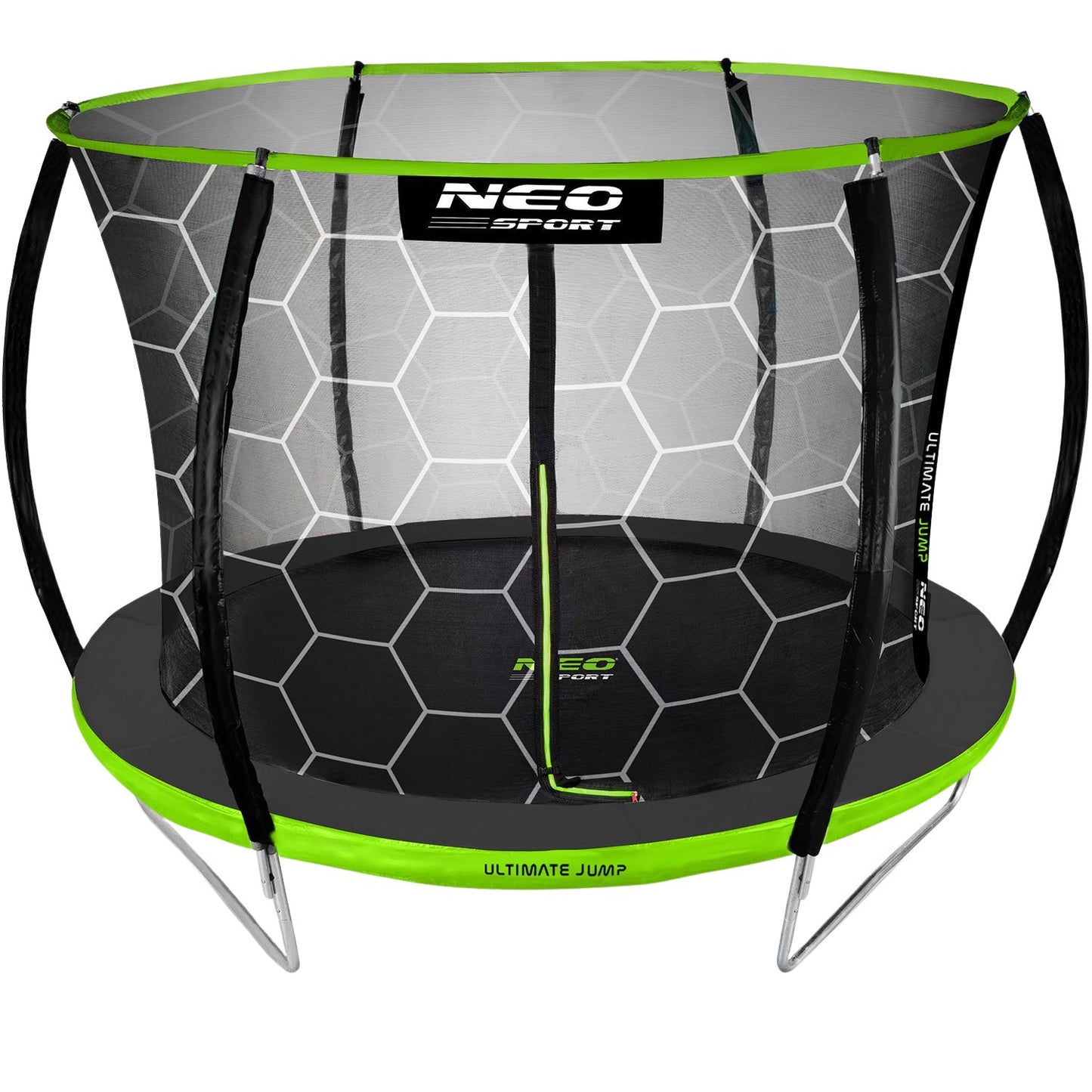 Garden trampoline profiled 14ft/435cm with internal net Neo-Sport