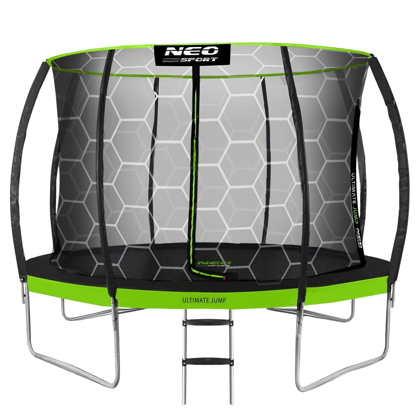 Garden trampoline profiled 14ft/435cm with internal net Neo-Sport
