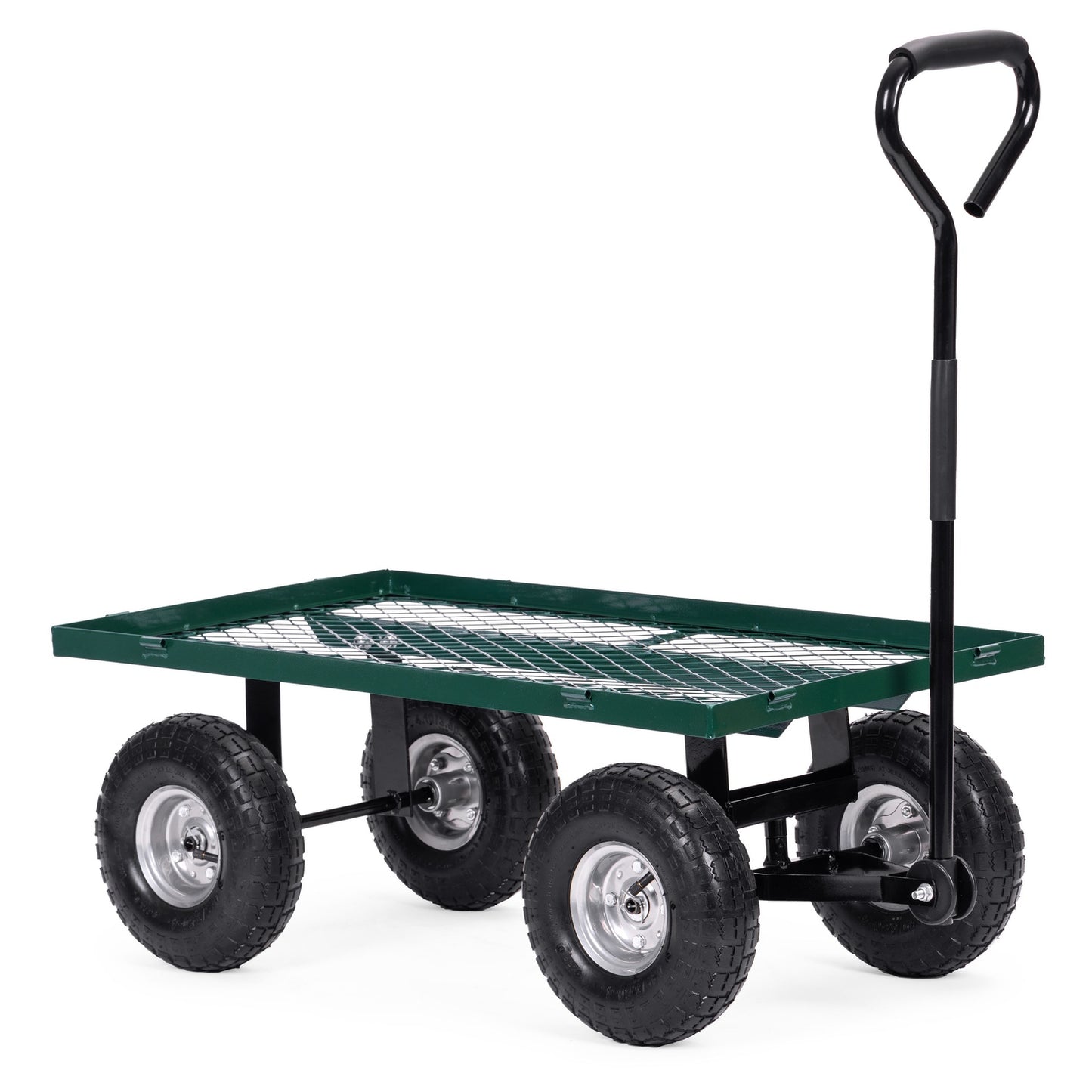 Garden transport cart, 200 kg, opening side panels, large inflatable wheels, MultiGarden