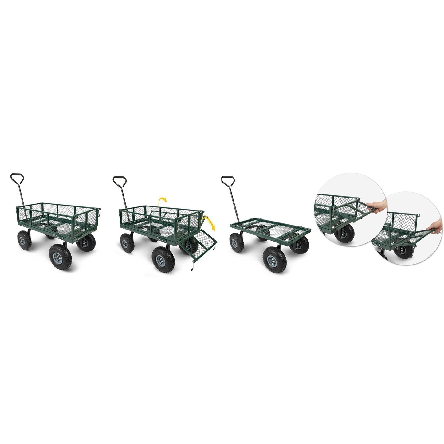 Garden trolley with tipping function 100L Humberg HM-509