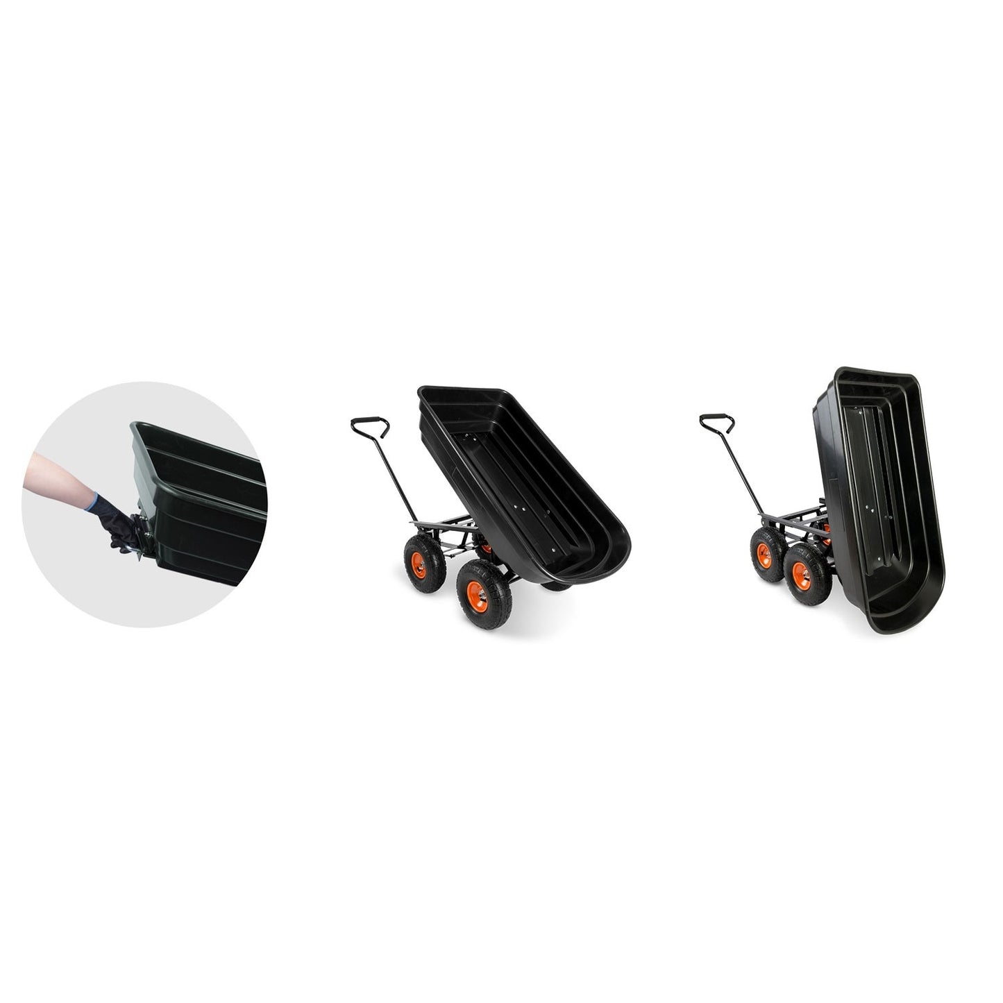 Garden trolley with tipping function 75L Humberg 4872