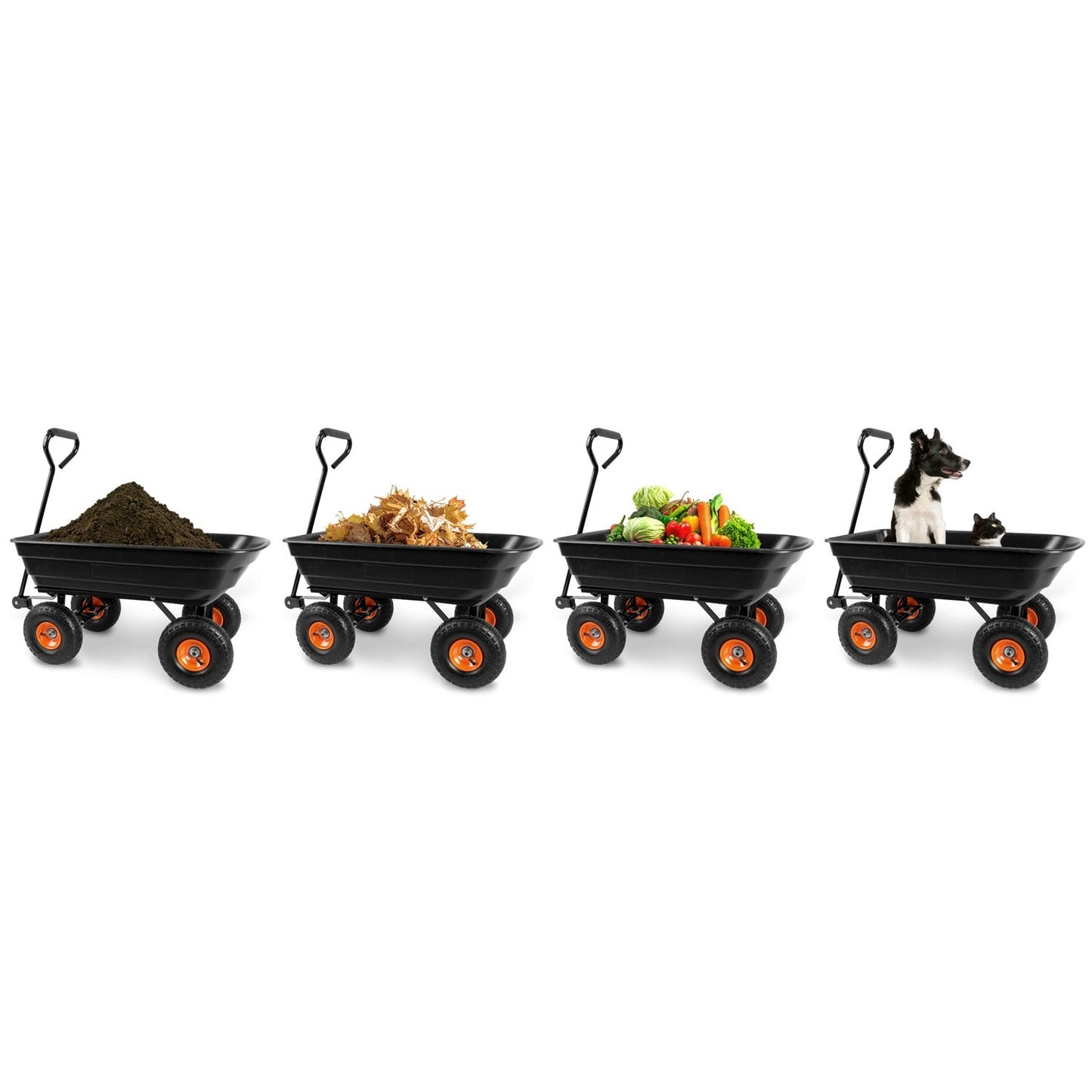 Garden trolley with tipping function 75L Humberg 4872