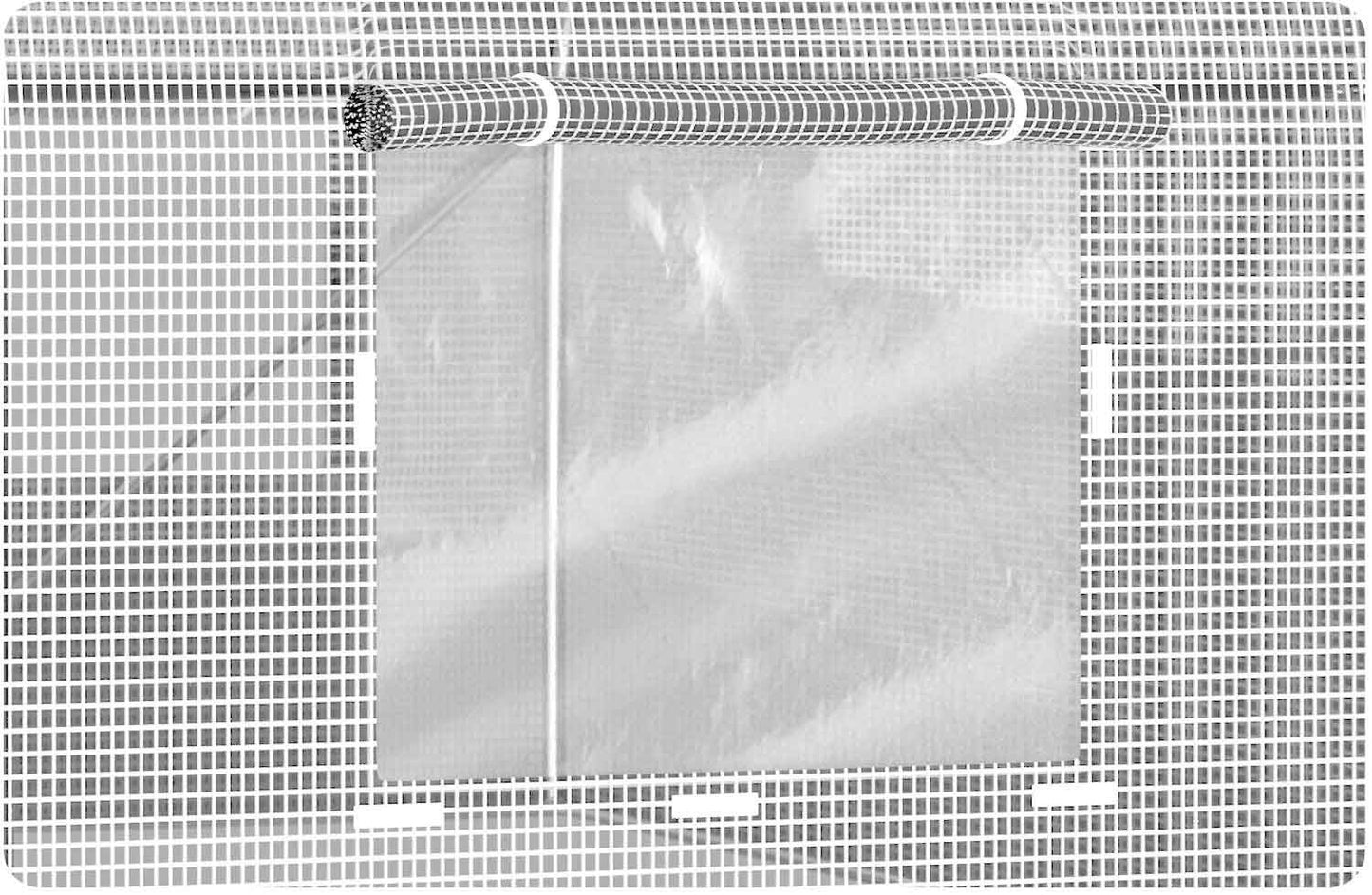 Garden tunnel 2x3.5m (7m2) white Plonos