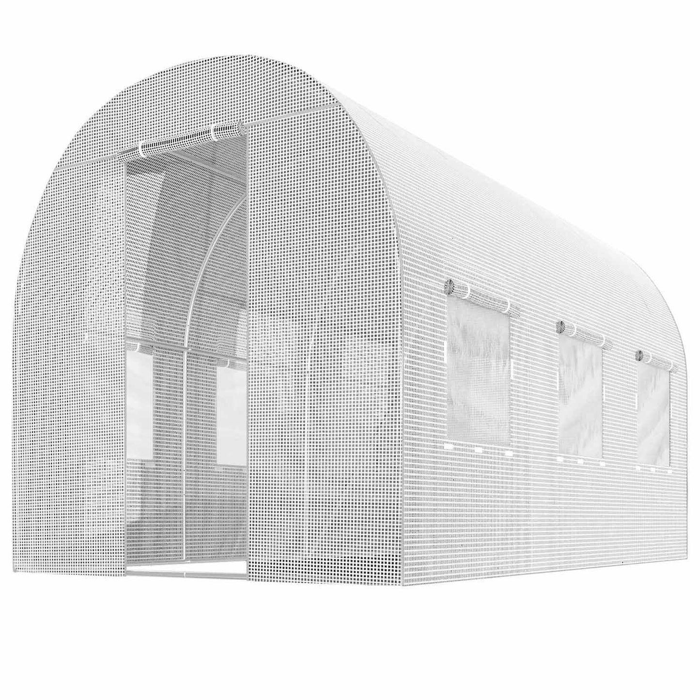 Garden tunnel 2 x 3.5 m (7 m2) white Plonos