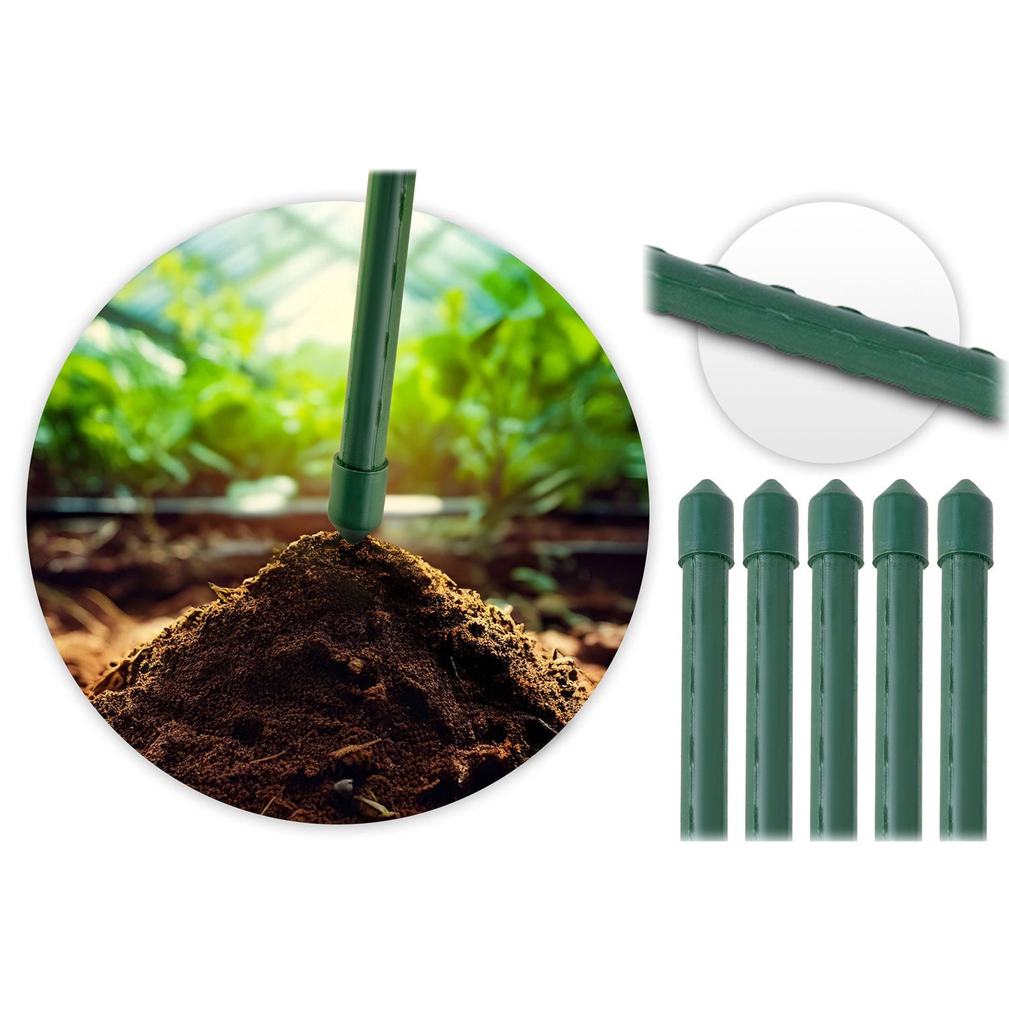 Garden tunnel 2 x 3 m (6 m2) white Plonos