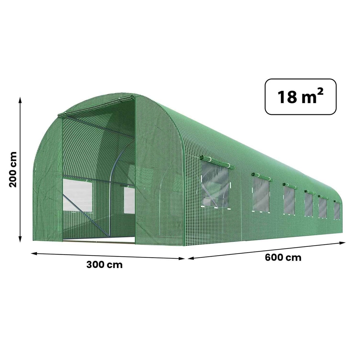 Garden tunnel 3x6m (18m2) Plonos