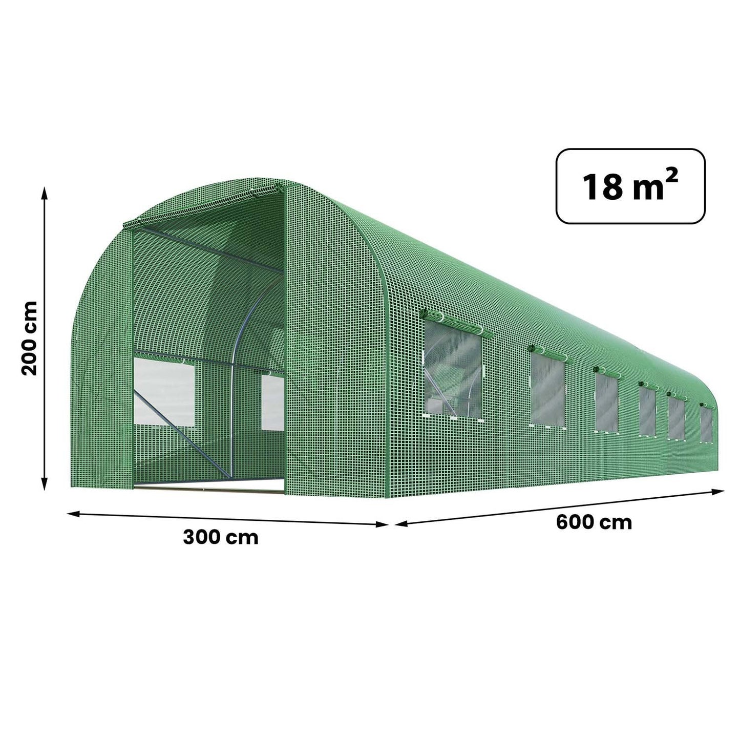 Garden tunnel 3x6m (18m2) Plonos