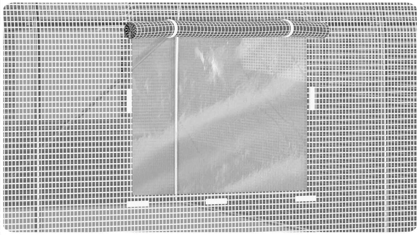 Garden tunnel 3x6m (18m2) white Plonos
