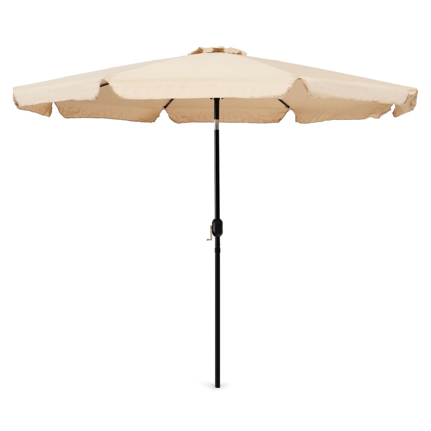 Garden umbrella large 3m diagonal broken with a crank beige