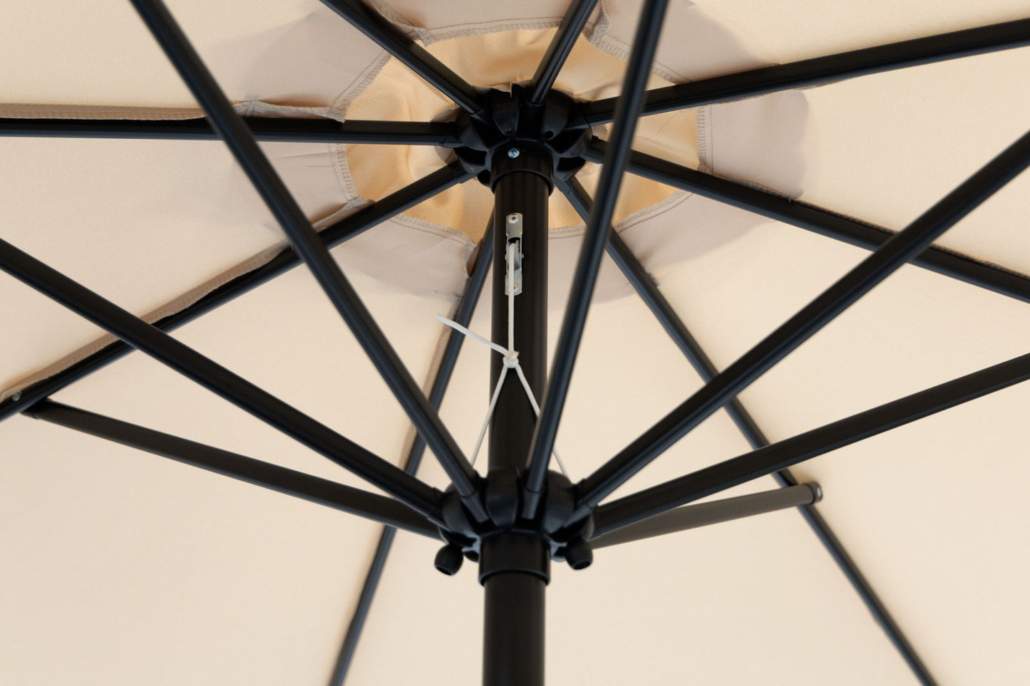 Garden umbrella large 3m diagonal broken with a crank beige