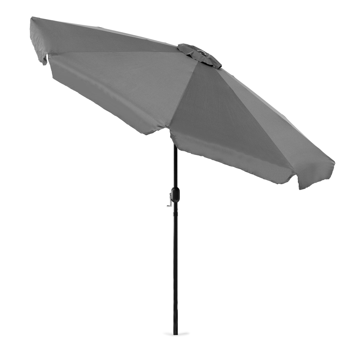 Garden umbrella large 3m diagonal broken with a crank gray