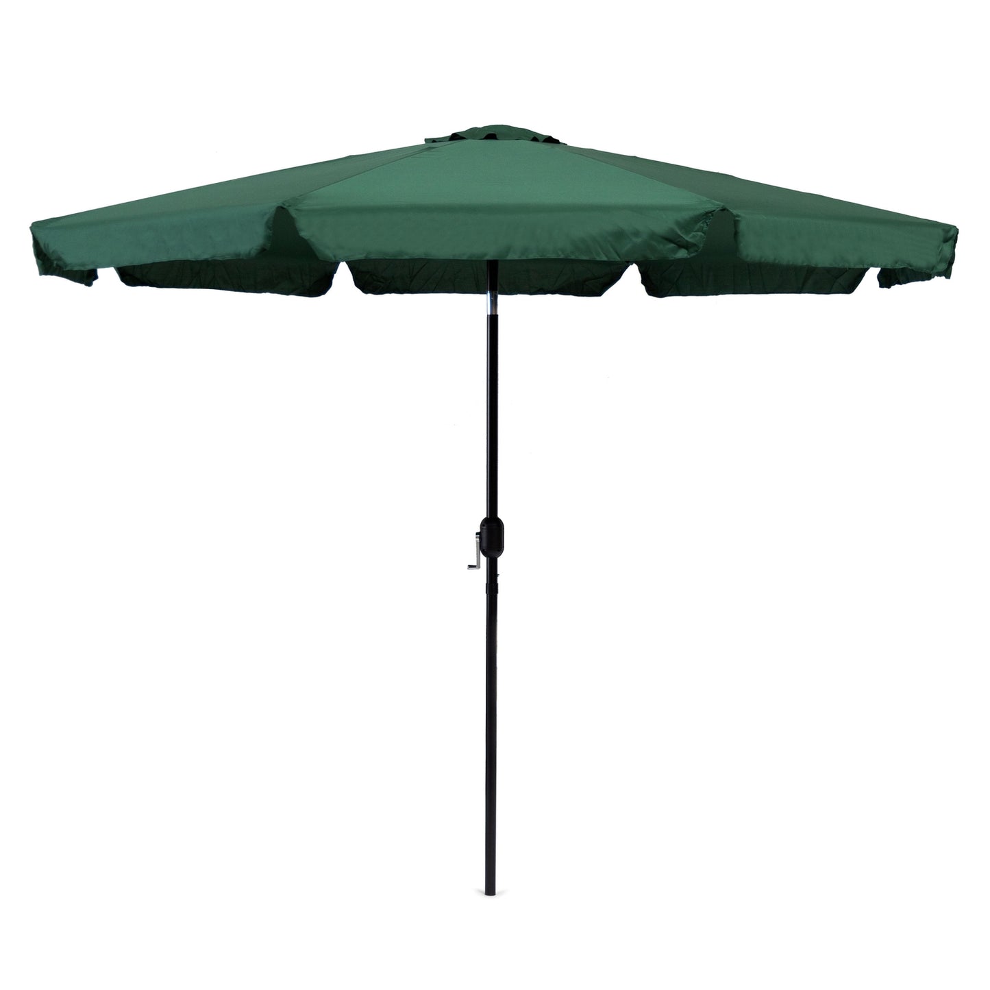 Garden umbrella large 3m diagonal broken with a crank green