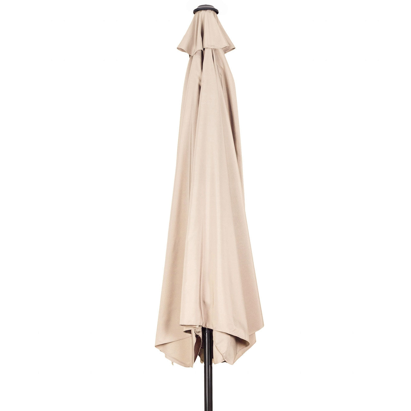 Garden umbrella semi-wall umbrella for the terrace 2.7 m beige
